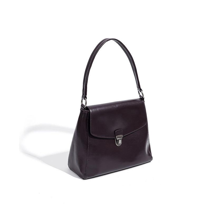 

Новая нишевая сумка через плечо в стиле ретро большой вместимости, модная и минималистичная сумка из воловьей кожи, универсальная для поездок на работу и сумка почтальона