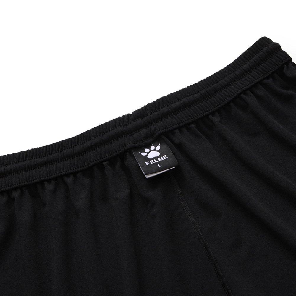 Kelme Men's Soccer Game Shorts, Half-Length, Quick-Drying Practice Shorts (Blue, Size M)