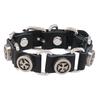 Skull Leather Punk Bracelet: European & American Trend, Cowhide Chain, Bold Hip Hop Style