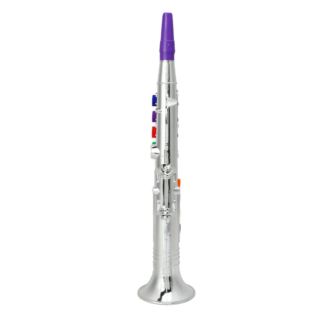 Toy Clarinet for Kids Toddlers Plastic Saxophone Wind Musical Instrument Accessories