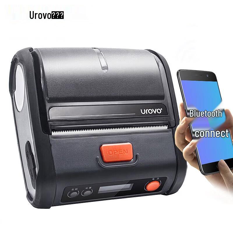 Портативный Bluetooth WiFi Термоэтикетки Принтер UROVO K319