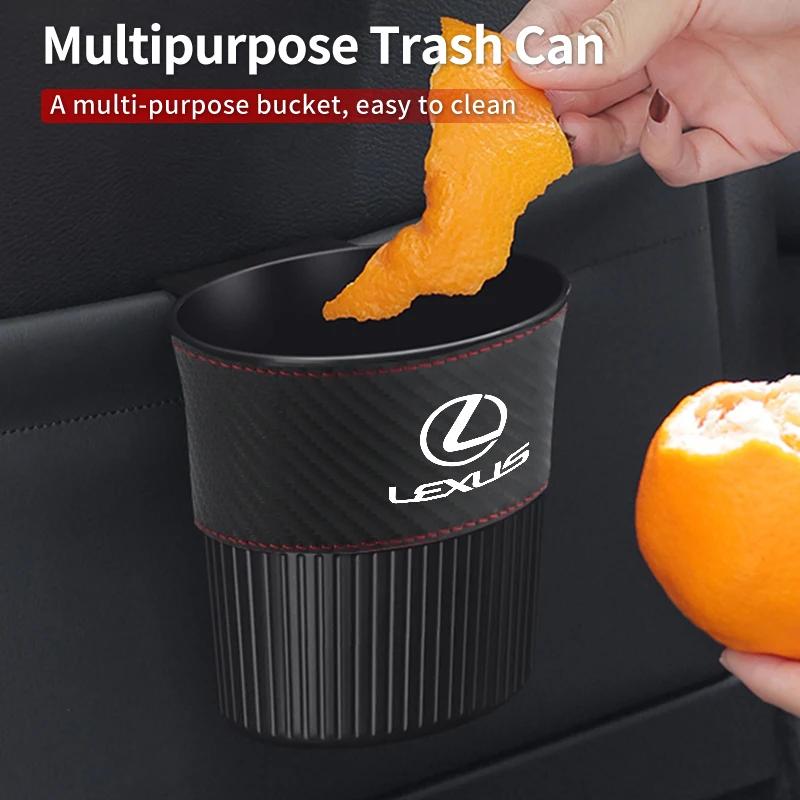Car Door Trash Can Seatback Cup Holder Tools Storage Box Interior For Lexus UX250h RX450h CT200h RX400h NX300h RX350 RX300 GX