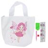 DIY Shopping Bag Cute Fairy Pattern Eco Friendly Vivid Colors Durable Fabric Grocery Tote with Rhinestone Painting Kit