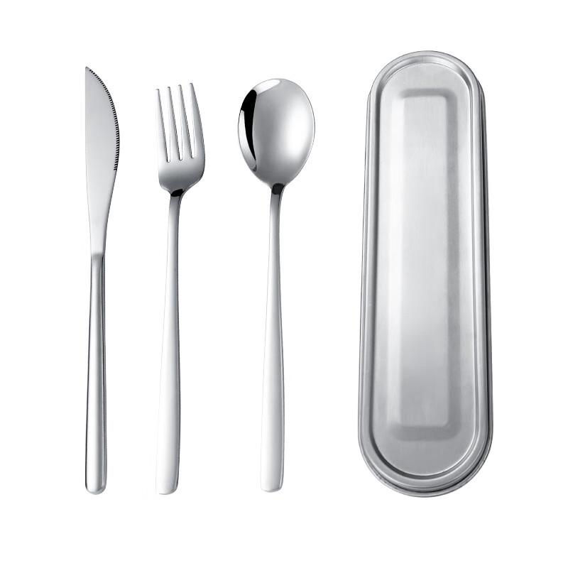 Modern Portable Outdoor 304 Stainless Steel Cutlery Set