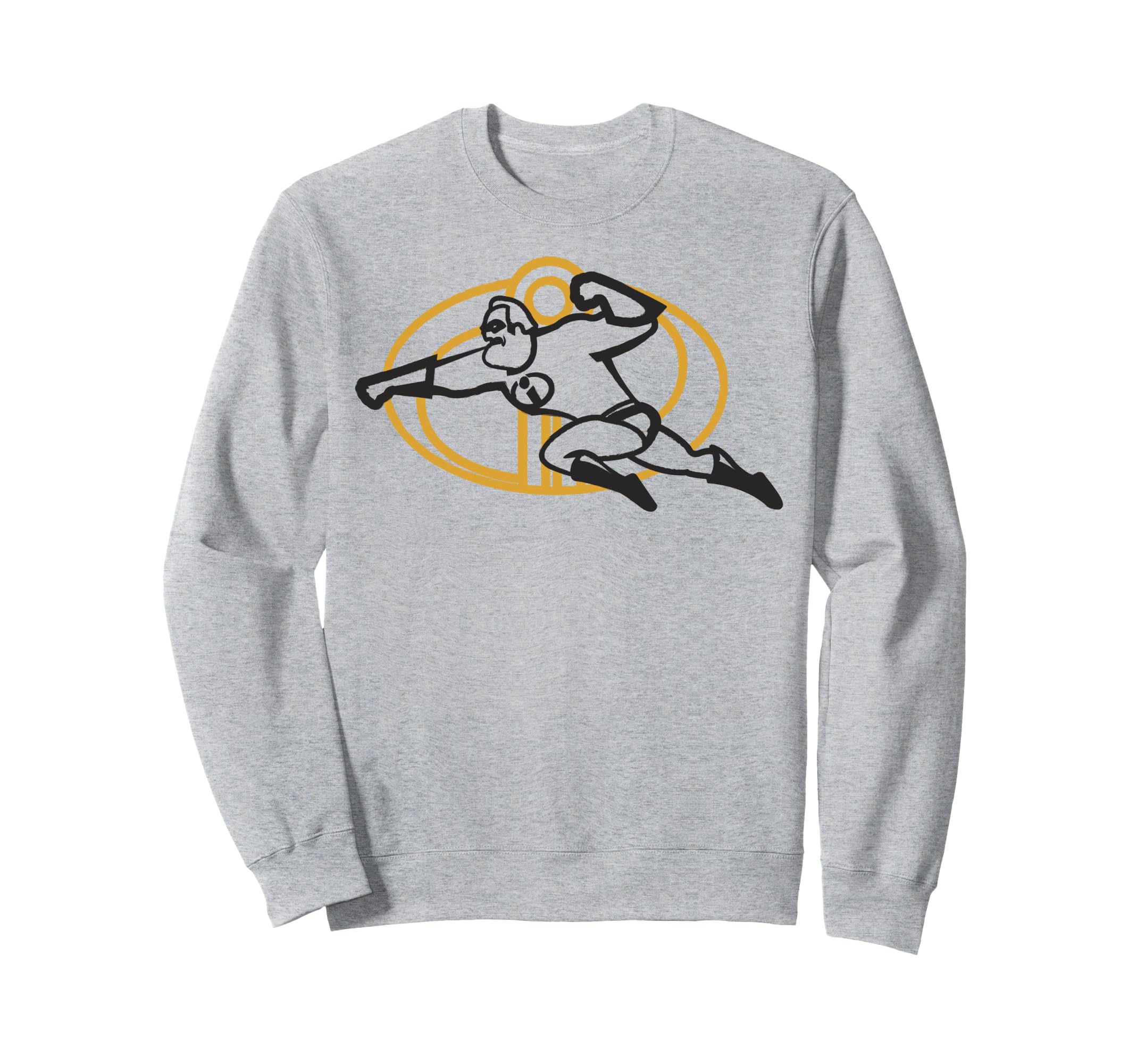 Disney Pixar Incredibles 2 Mr. Incredible Outline Logo Sweatshirt