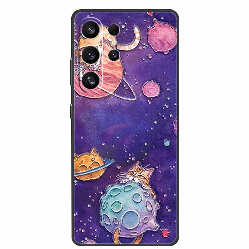 For Samsung Galaxy S26 Ultra Case 3D Relief Flower Emboss Silicone Funda For Samsung S26 Ultra S 26 Ultra Relief Cartoon Bumper