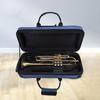 Trumpet Bag Padded Double Zipper with Carry Handle Adjustable Shoulder Strap