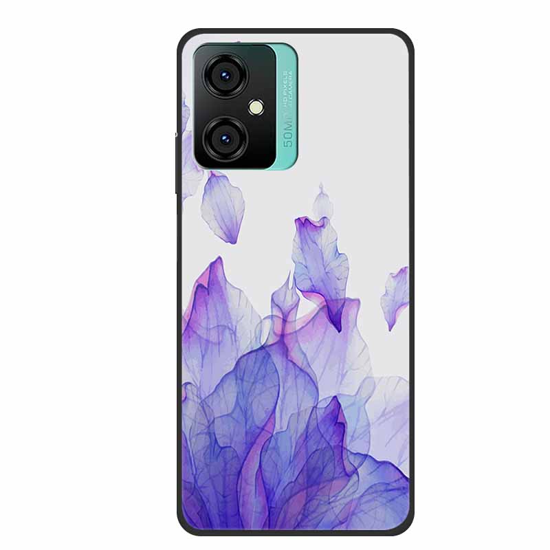 For Blackview Oscal C70 Phone Cover Case Luxury Silicone TPU For Blackview Oscal C 70 Soft Marble Flowers Protective Cases Coque