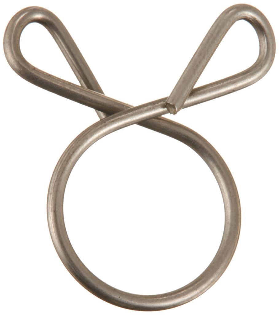 Kijima 104-224 Motorcycle Parts Hose Clip, A Type, 0.4 inches (10 mm), Pack of 10