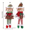 Funny Cute Long-legged Elf Ornaments Cartoon Handmade Christmas Plush Doll Unqiue Christmas Tree Hangings Ornaments New Year