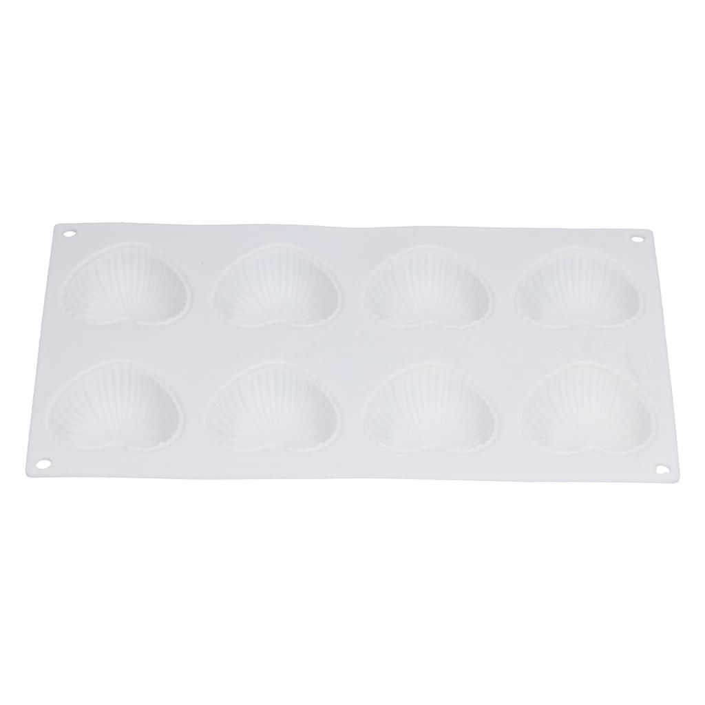 8Grid HeartShaped Mold Silicone Mousse Cake Mold Baking Tool for Bakery Kitchen