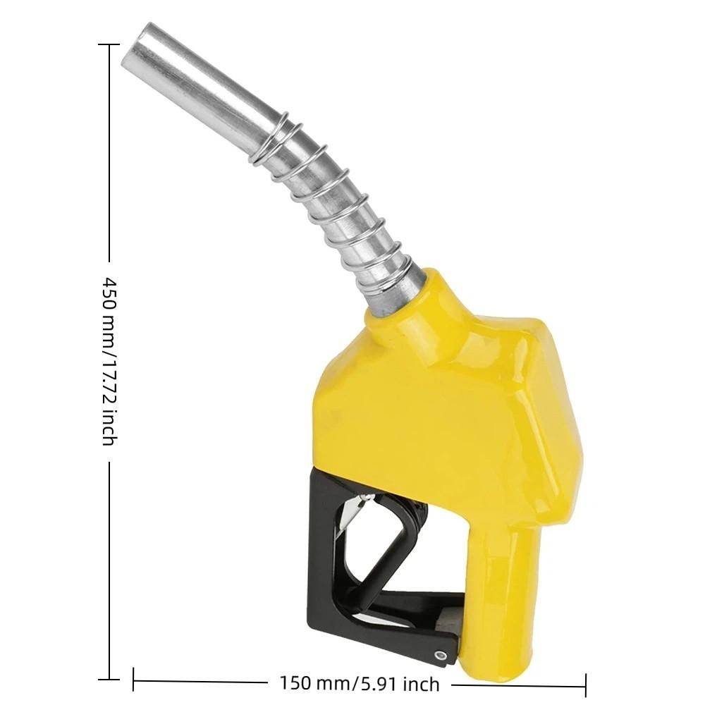 Yellow Automatic Fuel Nozzle Automatic Cut Off Fuel Dispensing Tool Oil Dispensing