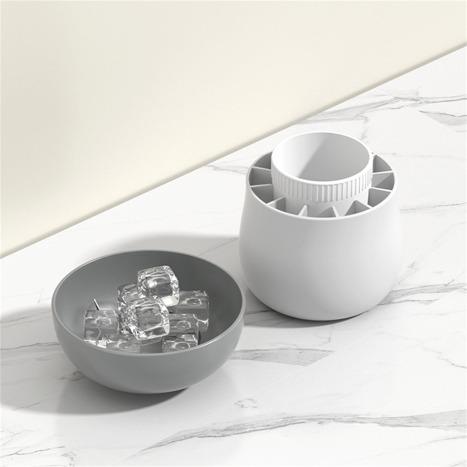 Mushrooms Shape Silicone Ice Mold, 3D Ice Maker, Decompress Ice Lattice, Press Type Easy Release Ice Cup One Size