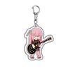Bocchi The Rock! Gotoh Hitori Plastic Anime Keychain Ijichi Nijika Kita Ikuyo Bag Tag Parts Baji Accessories