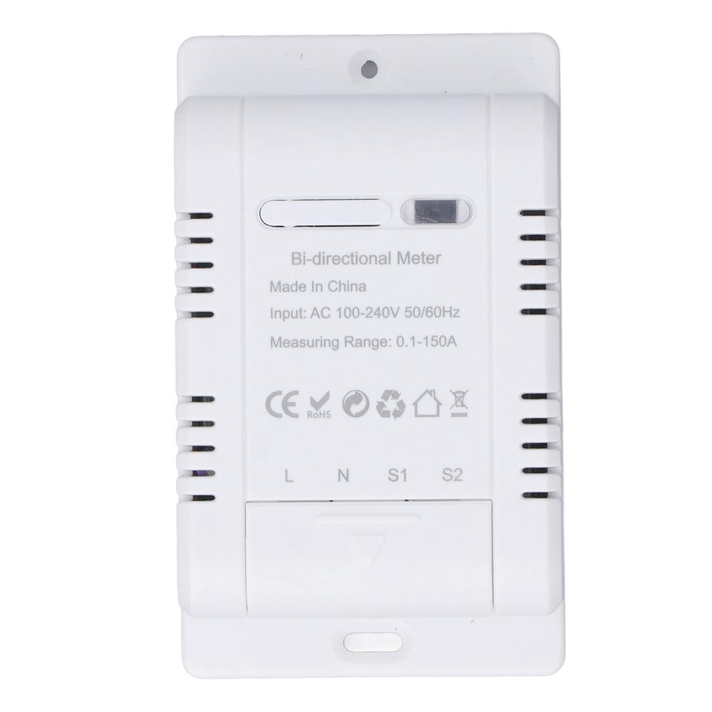 WiFi Energie Monitor Echtzeit-Überwachung Stromverbrauchsmesser mit 150A Klemme AC100‑240V