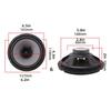HiFi Speaker, Vehicle Loudspeaker Horn with Wide Frequency Response None Destructive Installation for Music Enthusiasts