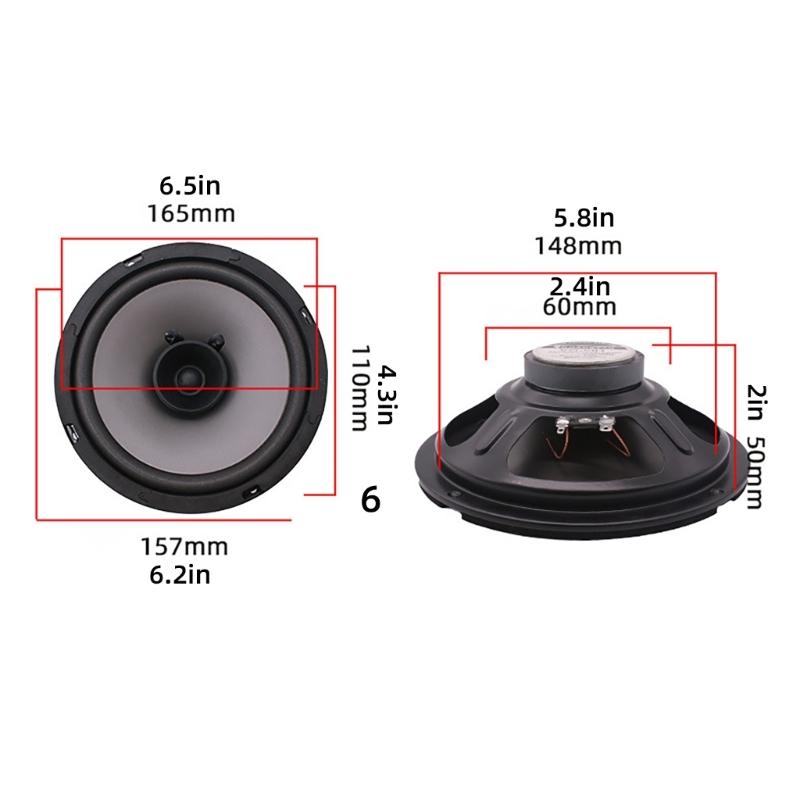 HiFi Speaker, Vehicle Loudspeaker Horn with Wide Frequency Response None Destructive Installation for Music Enthusiasts