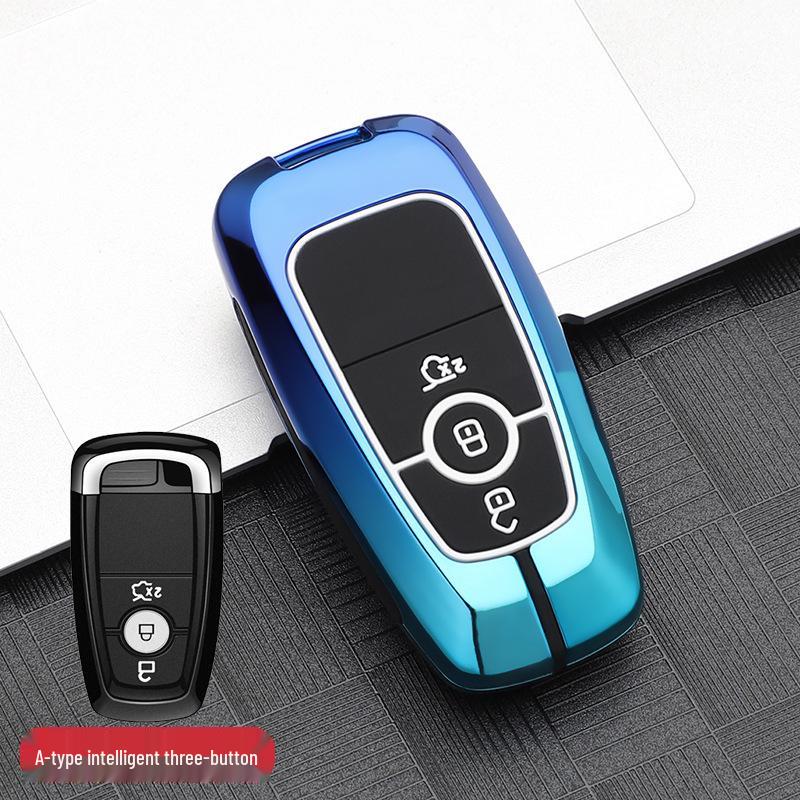 Compatible Metal Key Case for Lincoln Models: Corsair, Aviator, Navigator, MKX, Continental, MKZ, MKC