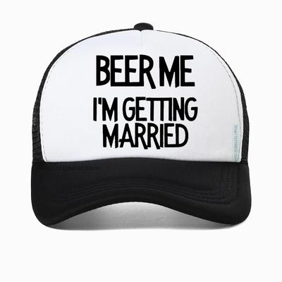 Funny Beer Me Im Getting Married Baseball Cap Unisex Outdoors Visor Mesh Breathable Trucker Hats Adjustable  Dad Hat