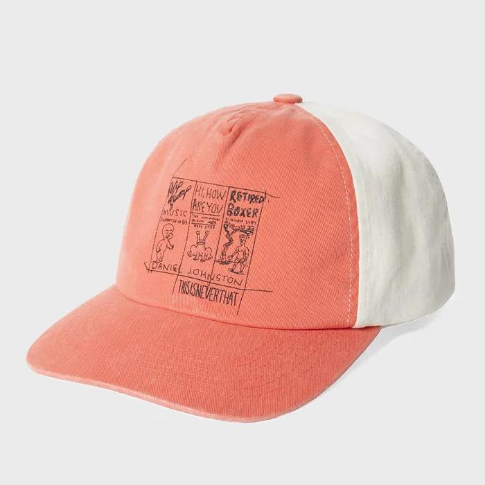 TNT Daniel Johnston 3-Frame Washed Cap Orange