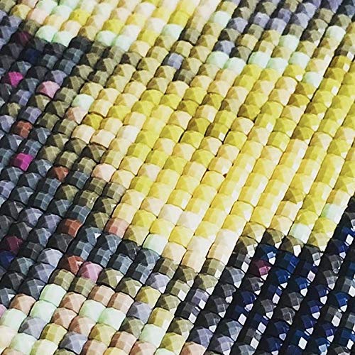 AN-diaart Diamond Art Gerahmtes Druck-Kit, A3 Hawaiianisches Surfen, Gerahmt, A3 Kreuzstich-Puzzle, Handgefertigt, Farbige Perlen-Steinmalerei, Mosaik-Kunst, AM-49