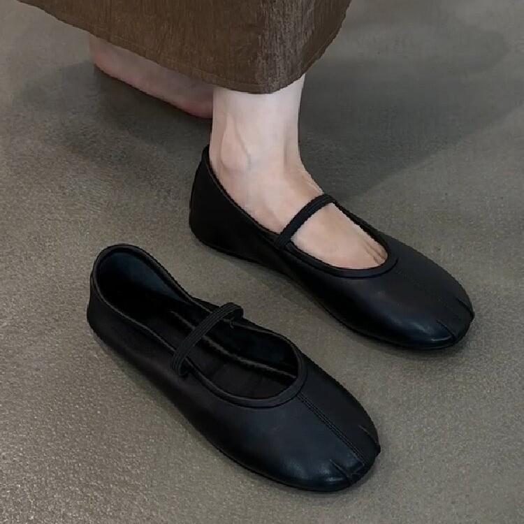 Fashion Flats Soft Cozy Women Shoes Designer Classical Elegant Leather Sneaker 2025 Autumn New Brand Shoes Dress Walking Sandalias Mujer