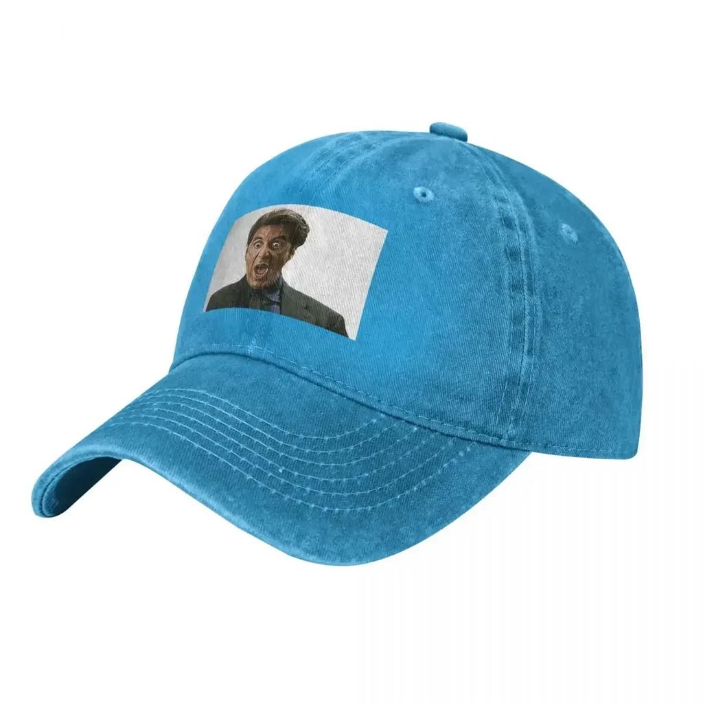 Al Pacino Illustration HEAT Baseball Cap Designer Hat Big Size Hat Womens Unisexs