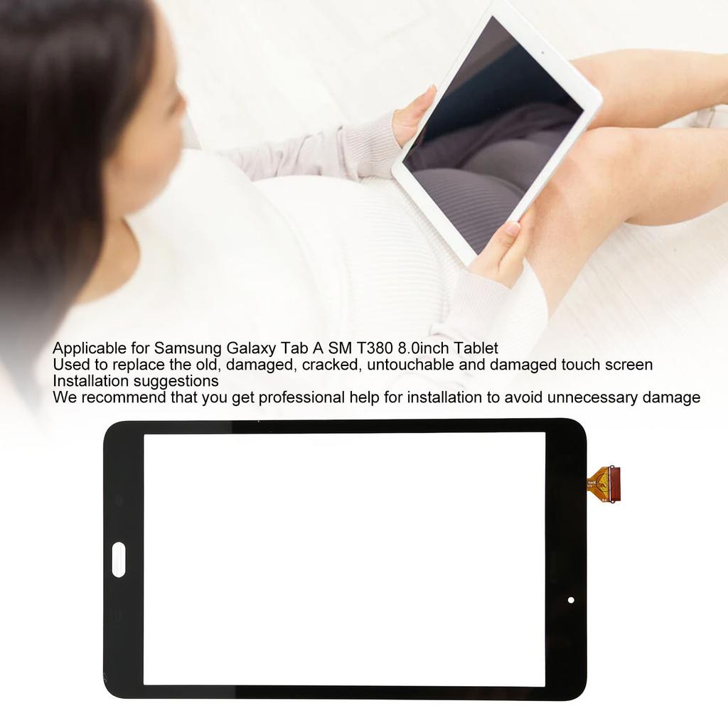 Glass Digitizer Replacement for Tab A SM T380 8.0inch Tablet