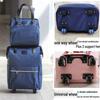 Lightweight Universal Wheeled Backpack: Large Capacity, Double Shoulder, Handheld, Travel-Friendly Luggage Bag