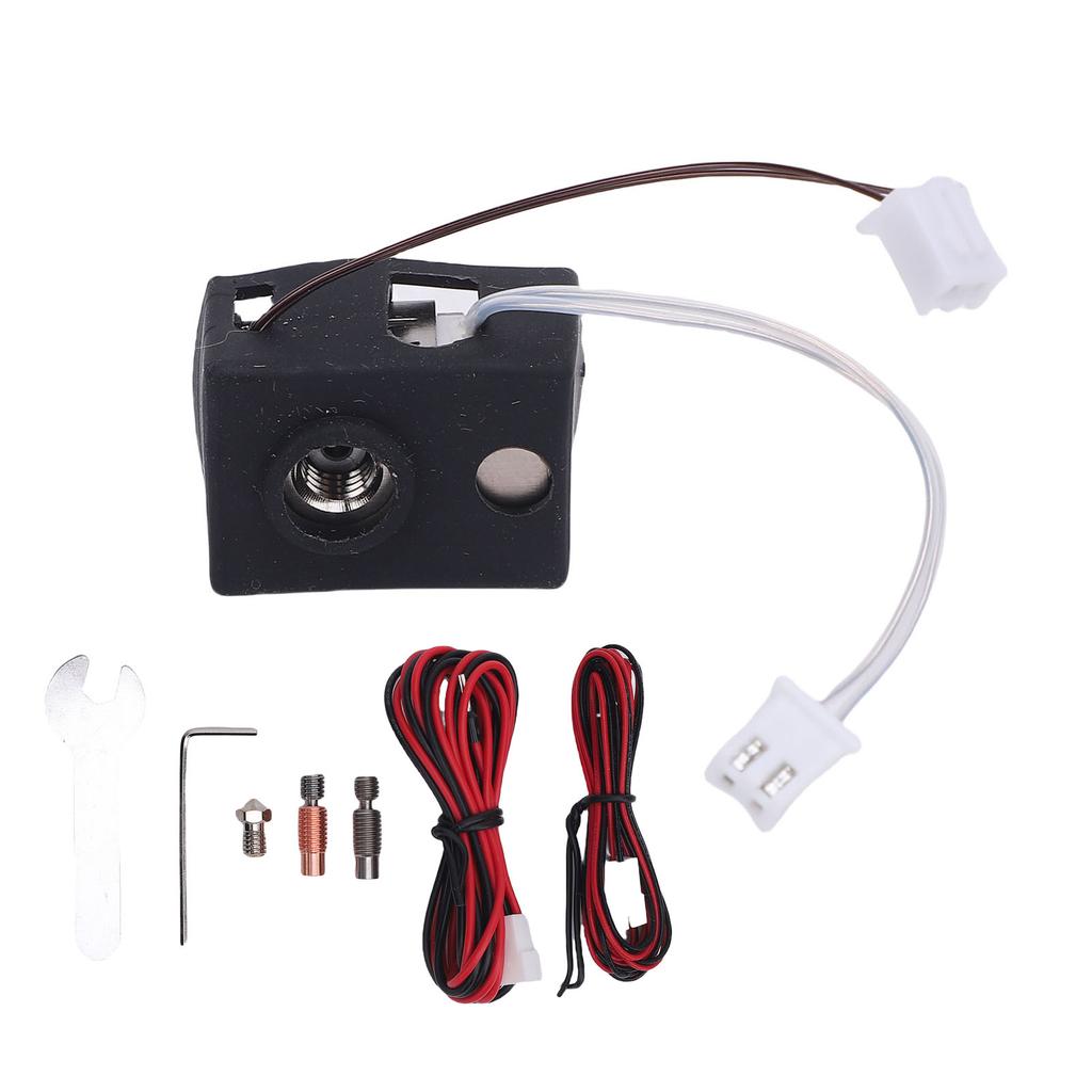 Hotend Kit for Prusa I3 MK3S Ti Alloy Red Copper Heatbreak CuCrZr Alloy Nozzle 24V 80W Ceramic