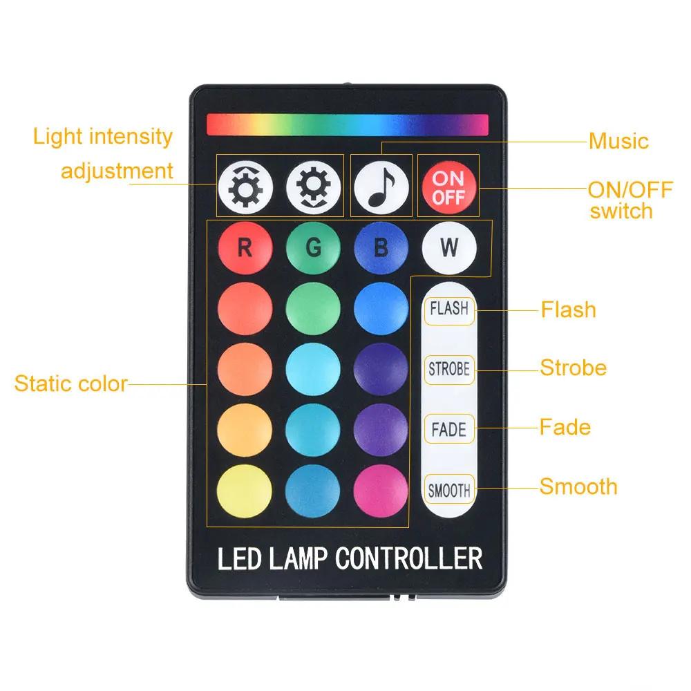 RGBW LED Fiber Optic Light Double Head Fiber Optic Star Ceiling Light Kit Bluetooth Car Roof Star Light Starry Sky Light