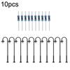Approx. 45mm Complete Lamps Model Railway Led Street Lights With Wires And LEDs