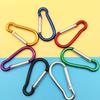 No. 8 D-Shaped Aluminum Carabiner Multi-Function Keychain Quick Release Hook