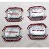 2001 2002 2003 2004 2005 For Mitsubishi Pajero V73 Car ABS Chrome Accessories Plated Door Handle Bowl Cover Trim Paste Style
