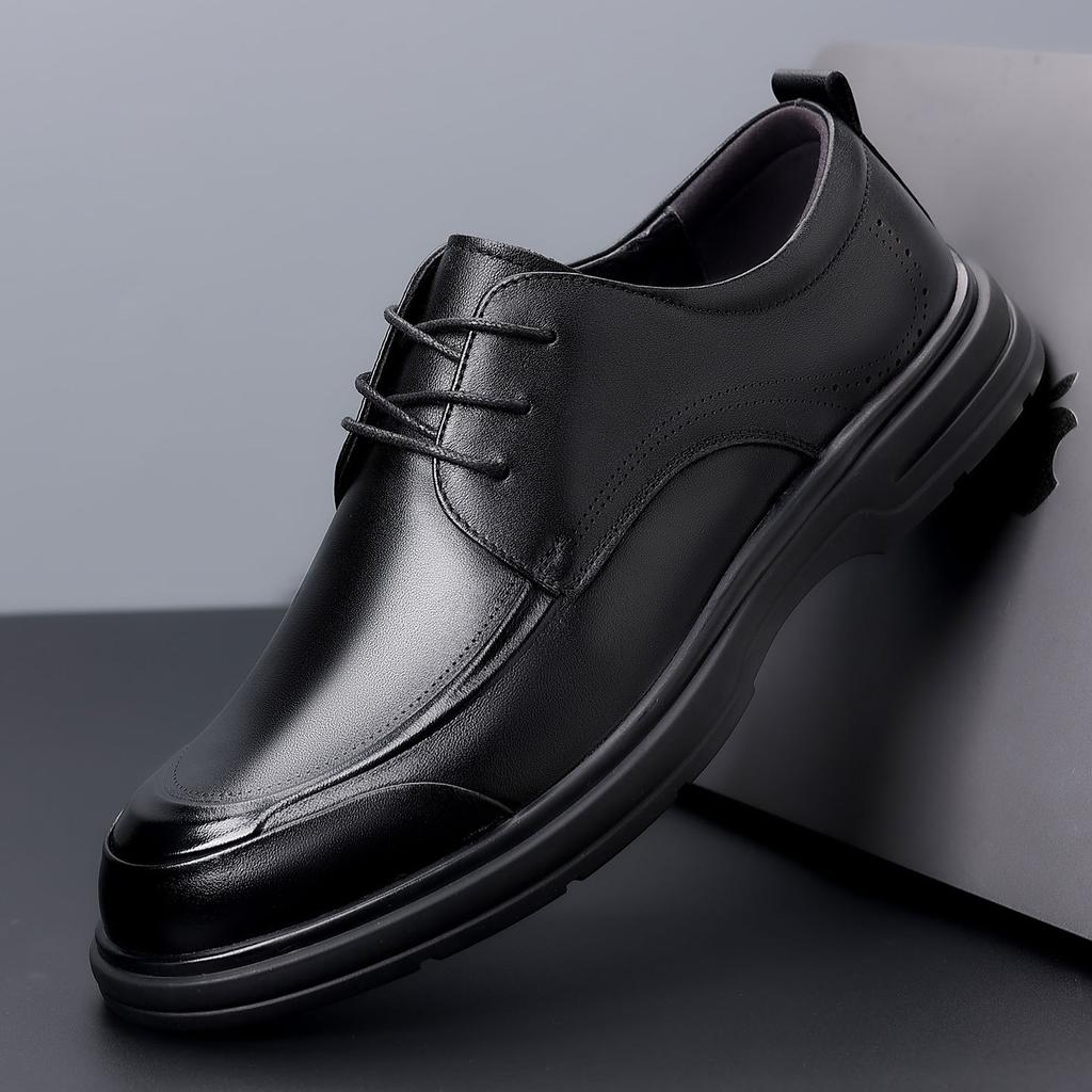 Genuine Leather Shoes for Men 2026 New Designer Business Dress Shoes Male Fashion Casual Black High Quality Loafers Man