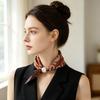 Paisley Cashew Zijden Sjaal Dunne Parelketting Magnetische Driehoek Sjaal Zijden Sjaal Luie Zijden Sjaal Sjaal met Hanger