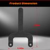 Rear Bar Pin Flag Nut Kits For Jeep - Fix Rear Upper Shock Mount, Suitable For 1984-2001 Cherokee XJ-1082 4WD 2WD (Black, 2-Set)
