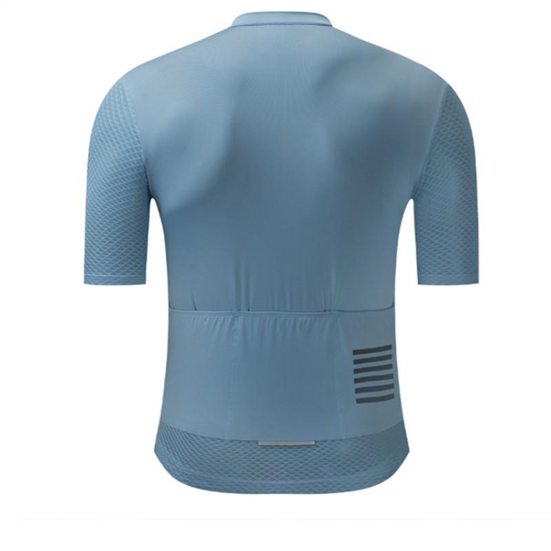 Maillot de cyclisme pour homme Respirant Séchage rapide Manches courtes Maillot de vélo Vêtements de route Sortie en extérieur