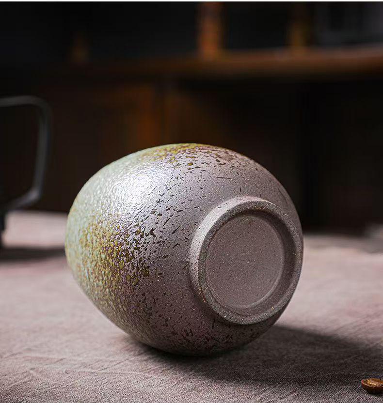 Handmade Japanese Ceramic Tea Cup - Retro Style Kung Fu Tasting Bowl