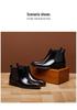 Men's British Style Genuine Cowhide Chelsea Boots - Shiny, Slip-On, Versatile High-Top Leather Footwear for Autumn/Winter