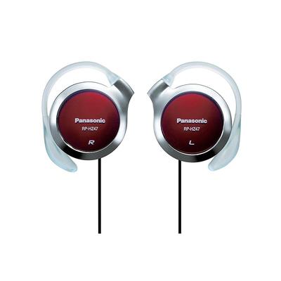 Panasonic Clip Headphones, Red, RP-HZ47-R