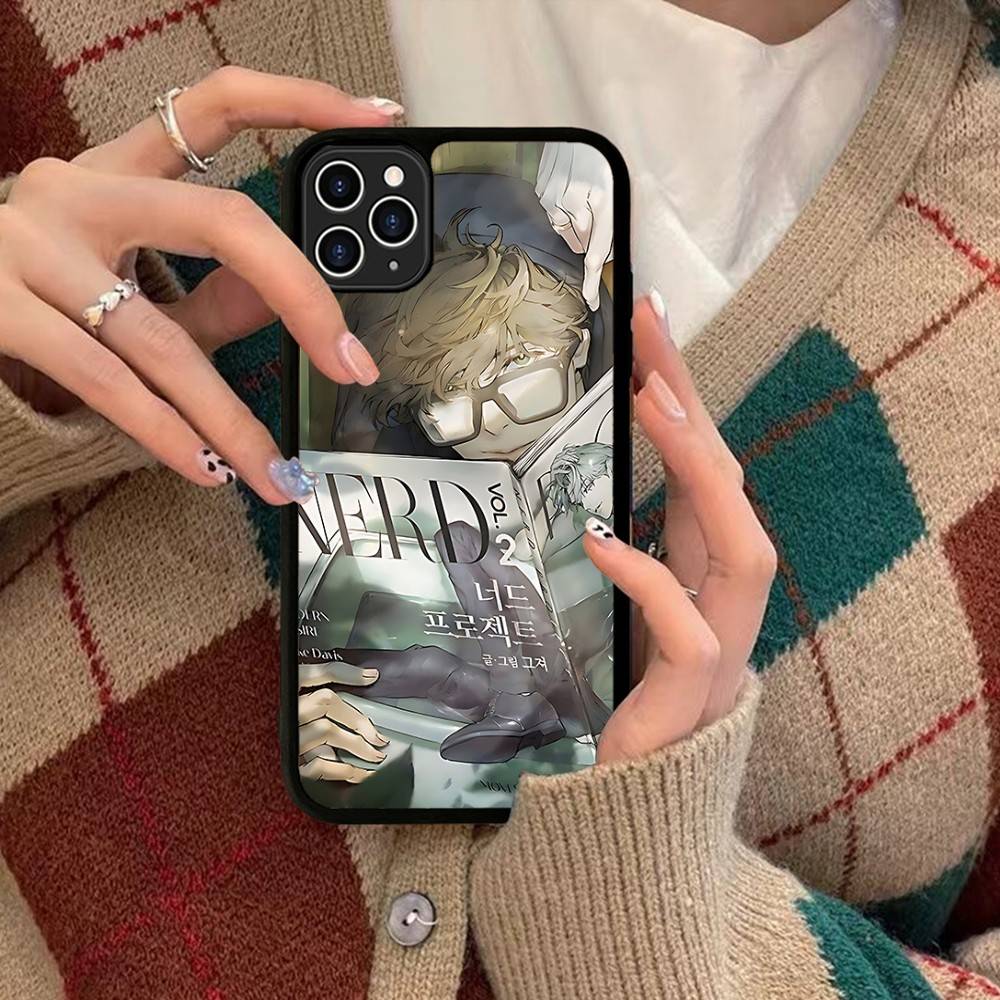 

Чехол для телефона Nerd Project Bl Anime для iPhone17 16 15 14 13 12 11 Pro Max Mini Plus Celulares Жесткие Футляры iPhone 15 pro