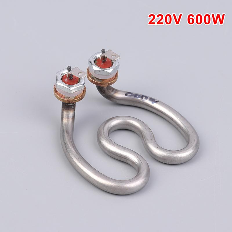 

500 Вт/600 Вт 220 В Электрический чайник Нержавеющий нагревательный элемент Вода Электрическая нагревательная трубка для кофеварки