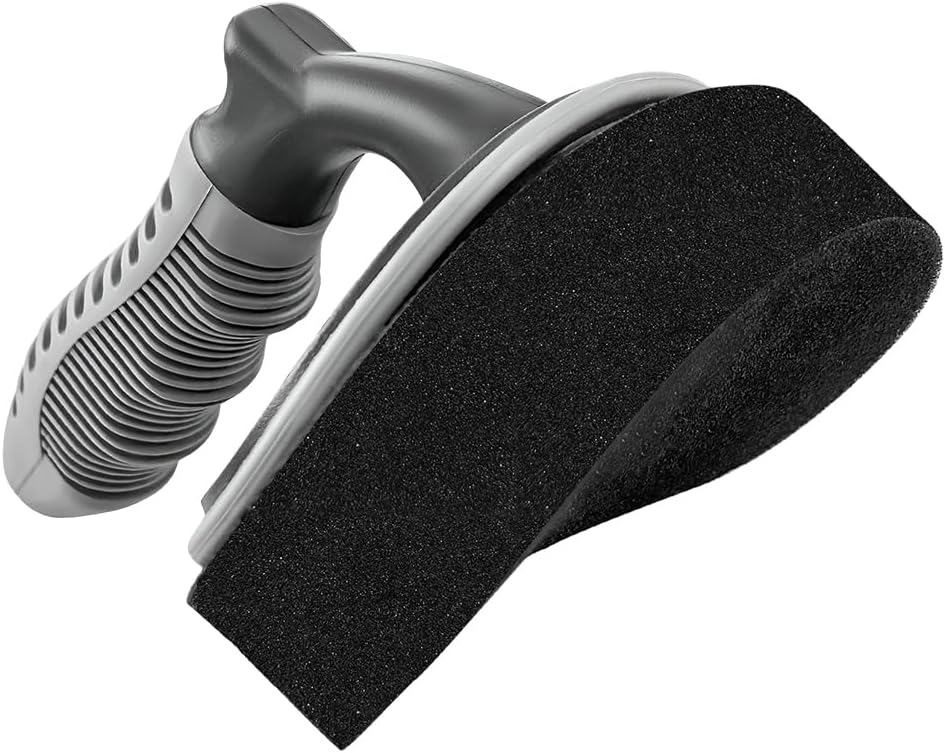 

MUQIDA Аплікатор для блиску, Аплікатор для полірування дисків автомобіля з нековзкою ручкою, Інструмент для деталізації шин, Покривний губчастий майданчик-щітка, Підходить для неонові оранжеві кольори