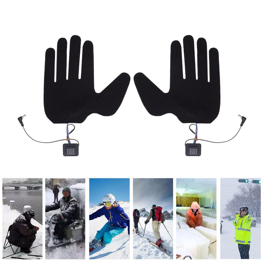 Electric Heating Gloves, Heated Sheet, 5 Fingers, DIY Use, 3 Level Temperature Adjustment, Cold