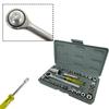 40 Piece Socket Ratchet Wrench Set Hardware Tool Box Auto & Motorcycle Tool Sleeve Set Tool Kit