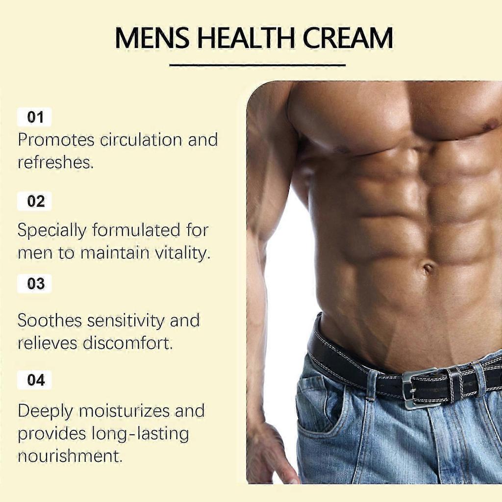 Crema per la Salute dell'Uomo Idratazione Profonda Nutrizione Energia Attiva Idratante per la Salute Assorbimento Rapido Crema da Massaggio per il Corpo per Uomo