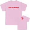 WOR$T GIRL IN AMERICA T-shirt Slayyyter Singer Design Graphic Tshirts Unisex Streetwear Short Sleeve Cotton Mens Tee Print Merch summer Tops