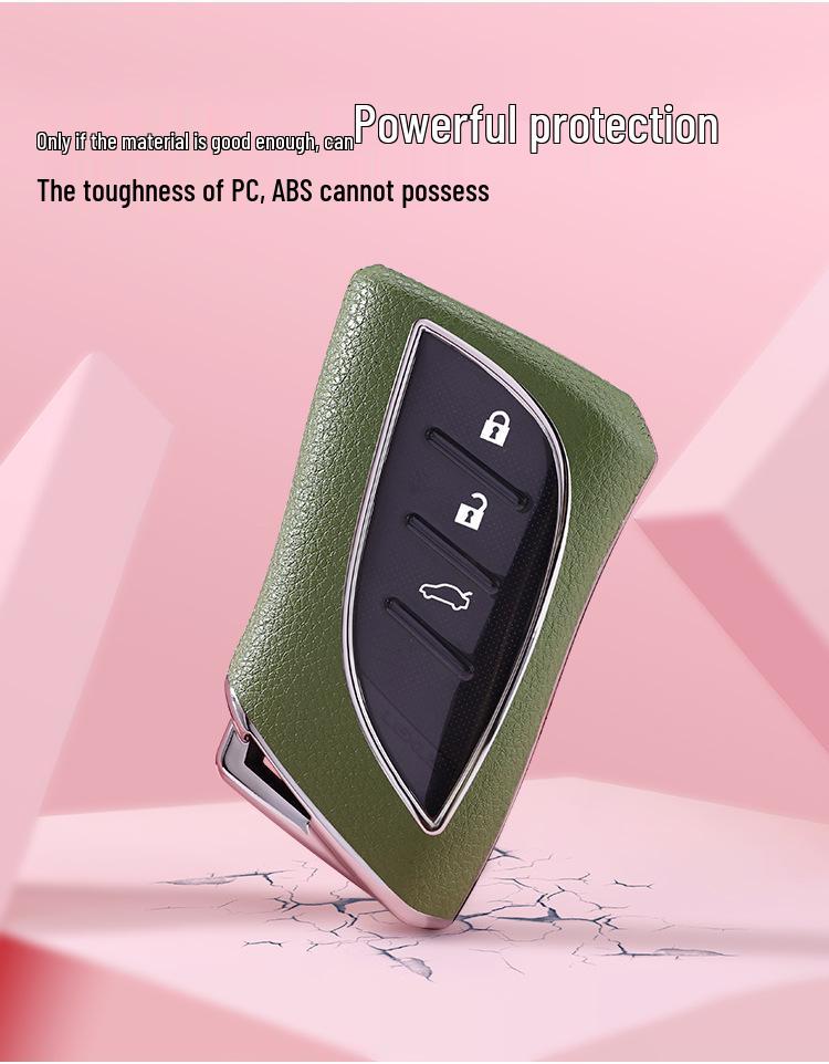 Lexus 18 ES/LS/LC/UX Key Case: Protective Cover with Chain Buckle