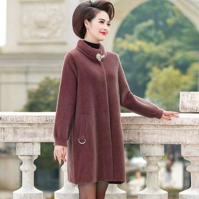 Casaco de pele sintética feminino de inverno, longo, solto, lapela, sobretudo, grosso, quente, feminino, casacos